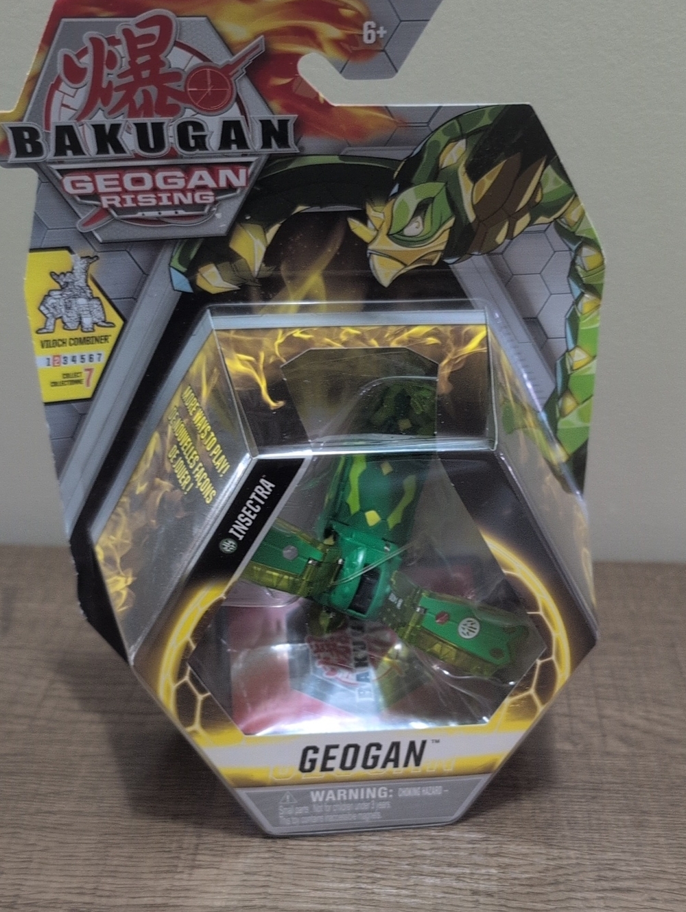 Bakugan Geogan Rising VENTUS INSECTRA (Viloch Combiner Part 2 of 7) - NIB Sealed